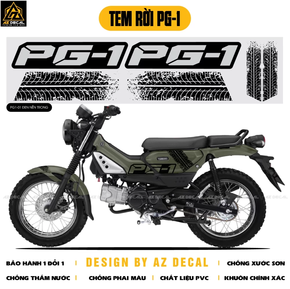 Tem Xe Yamaha PG-1 | PG1-01