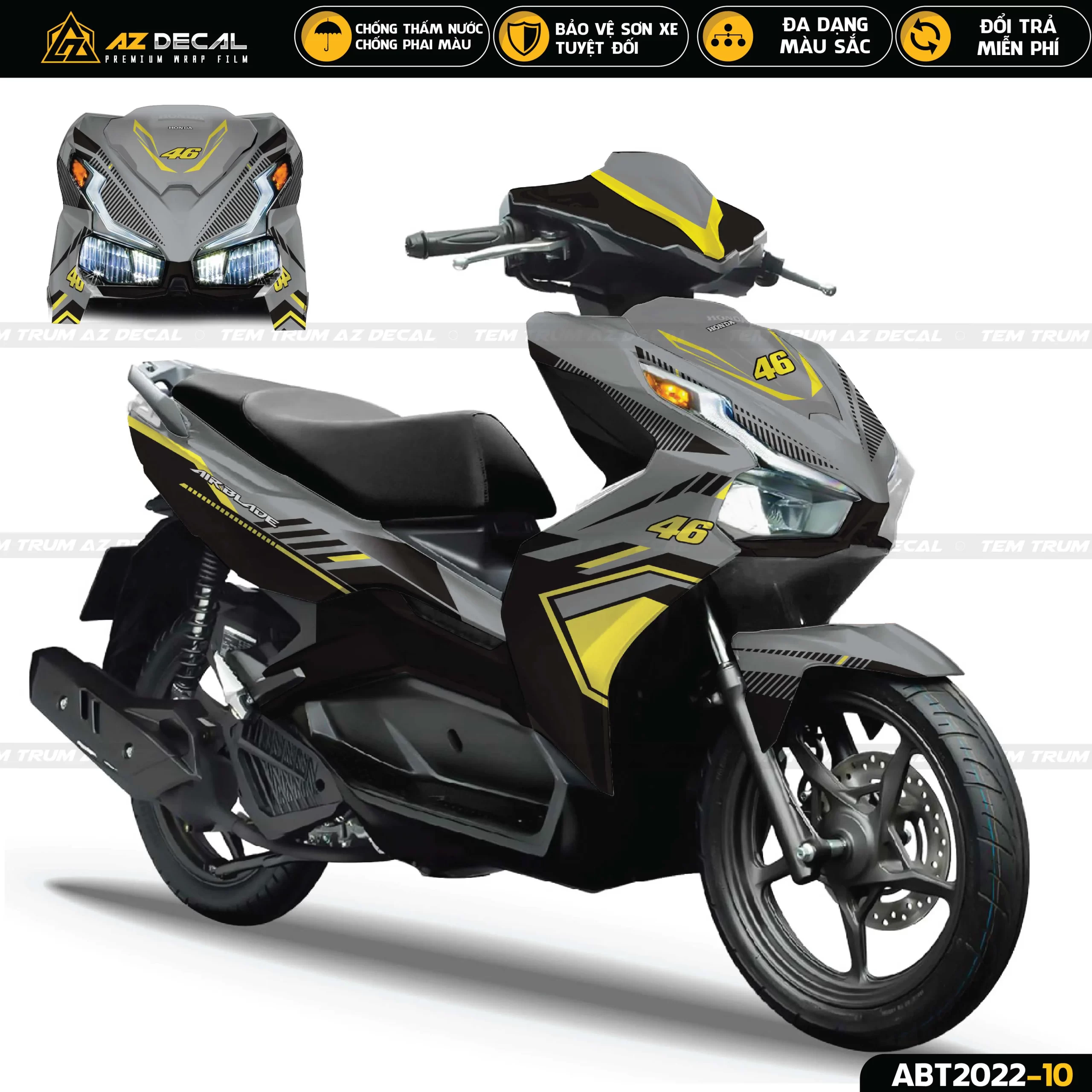 Tem dán xe Air Blade ABT2024
