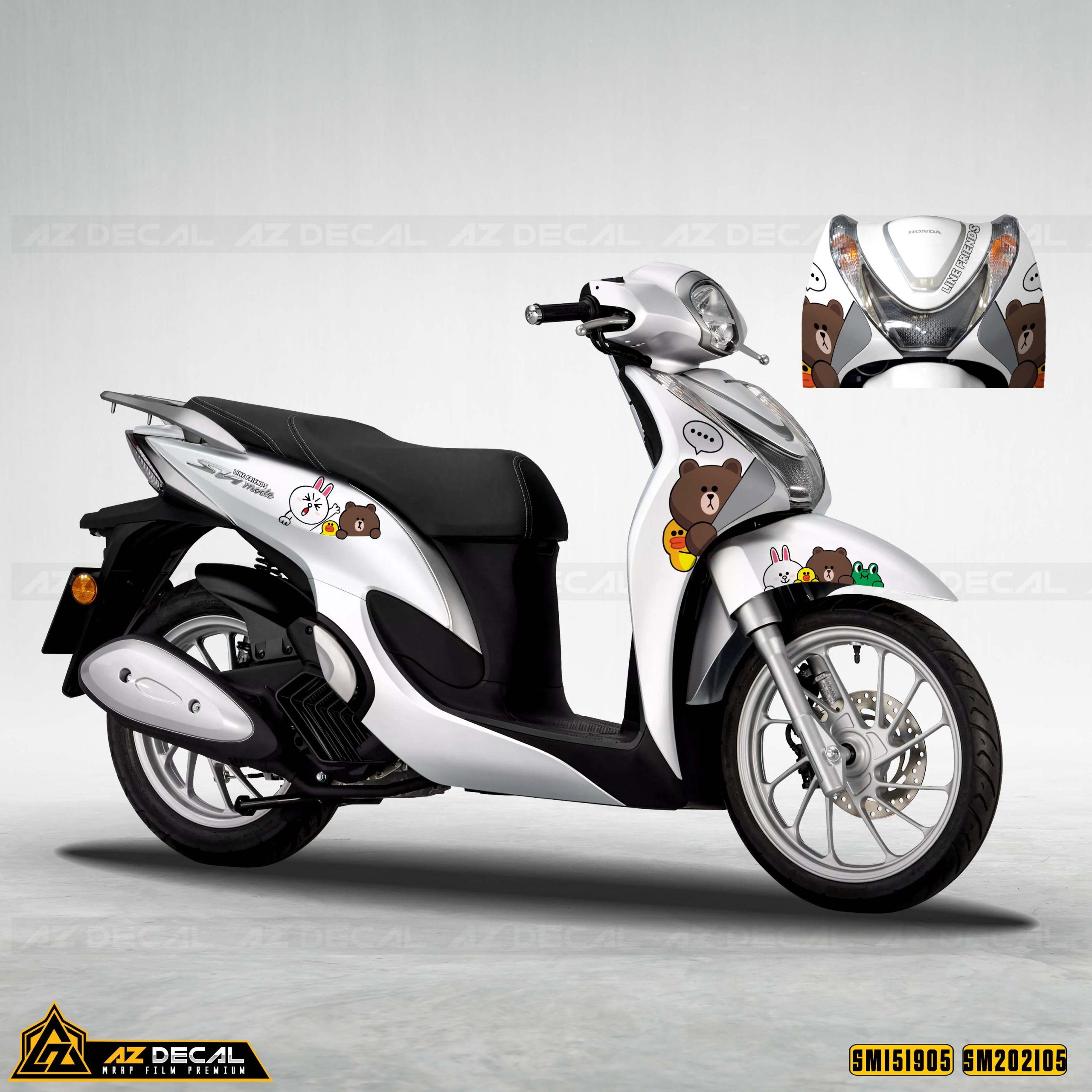 Tem Xe SH Mode | SM14 | Mẫu Tem Chỉ